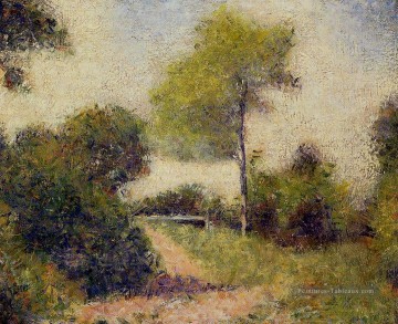 Georges Seurat œuvres - la couverture aussi connue sous le nom de la clairière 1882